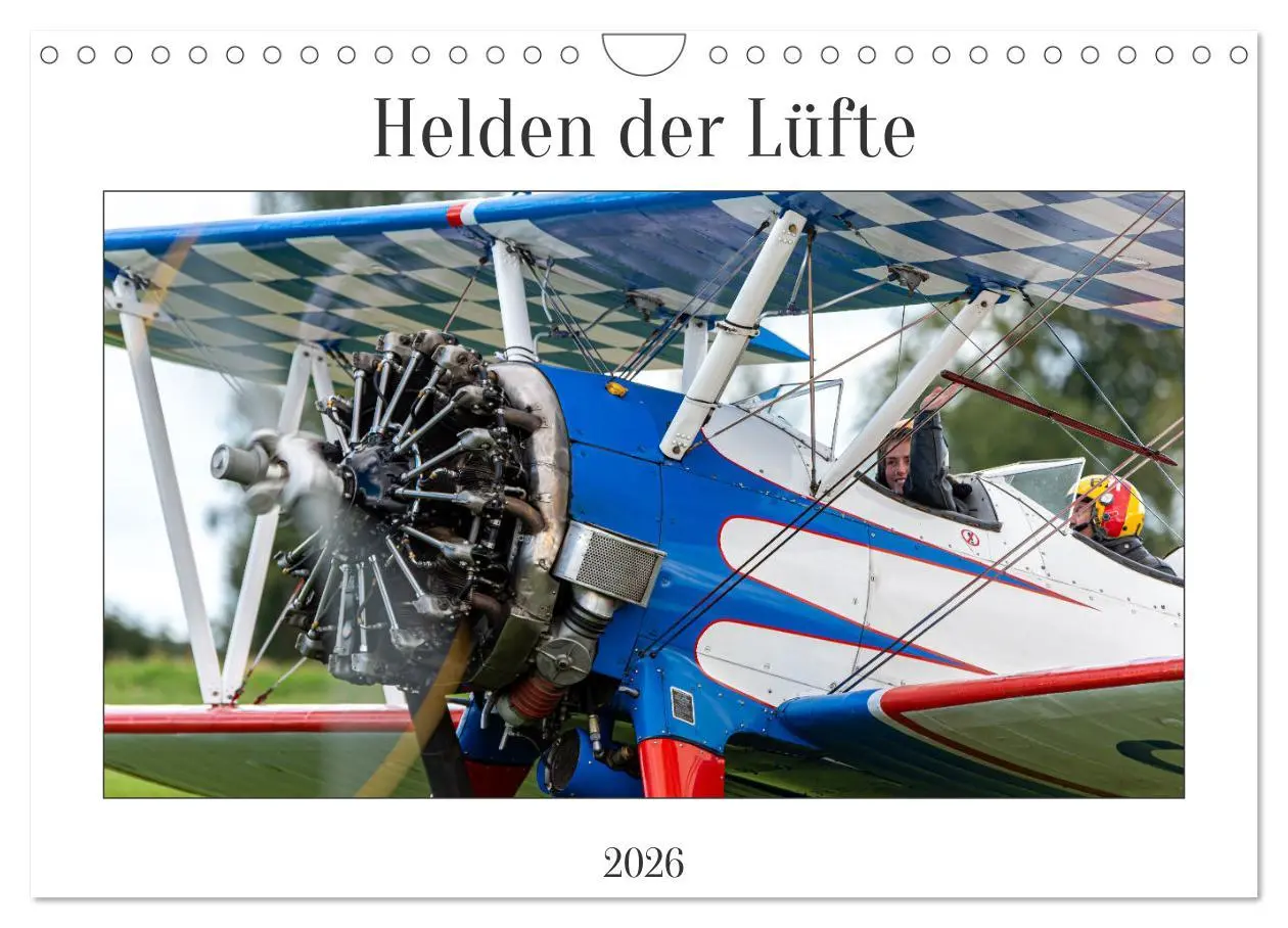 Cover: 9783457363966 | Helden der Lüfte (Wandkalender 2026 DIN A4 quer), CALVENDO...