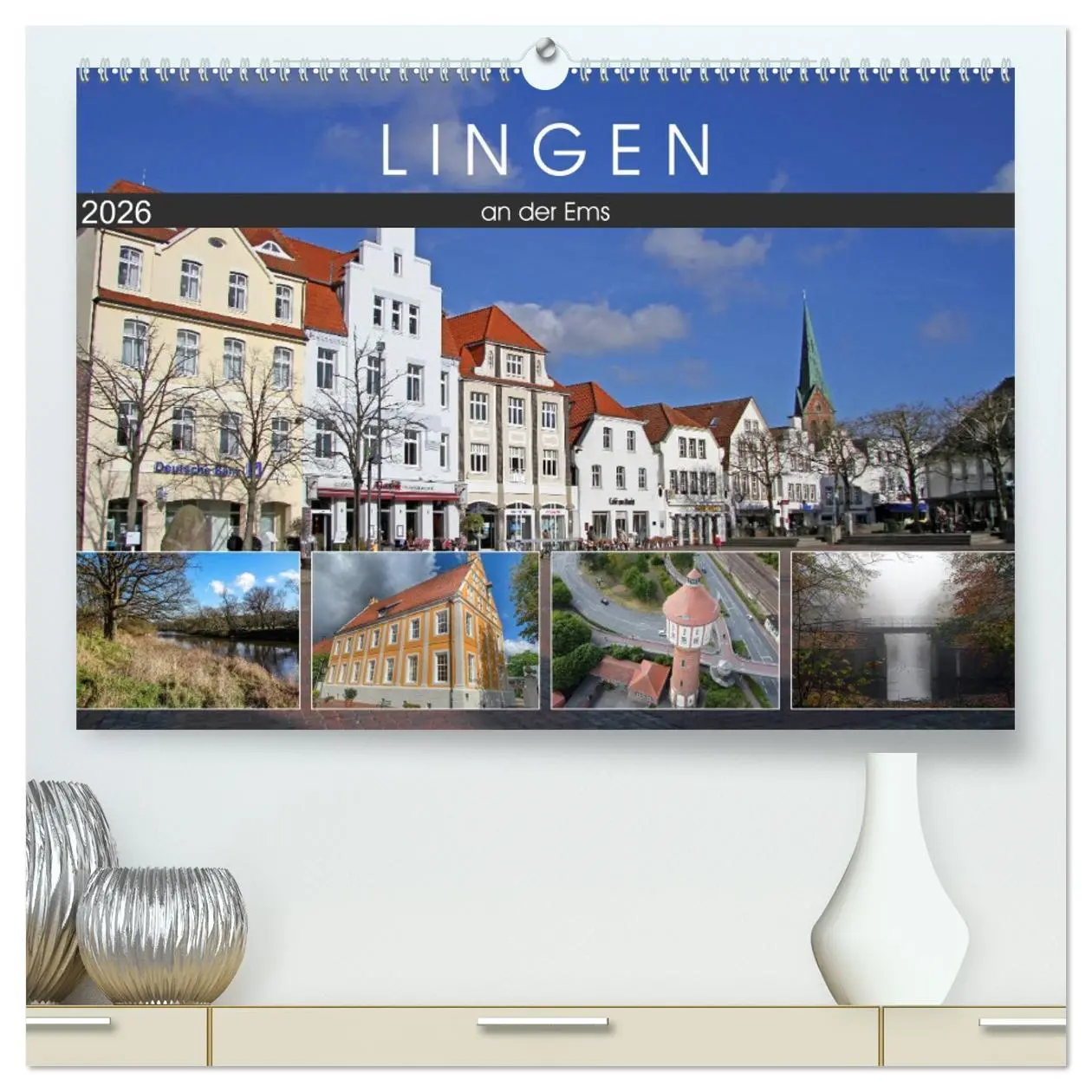 Cover: 9783516143966 | LINGEN an der Ems (hochwertiger Premium Wandkalender 2026 DIN A2...
