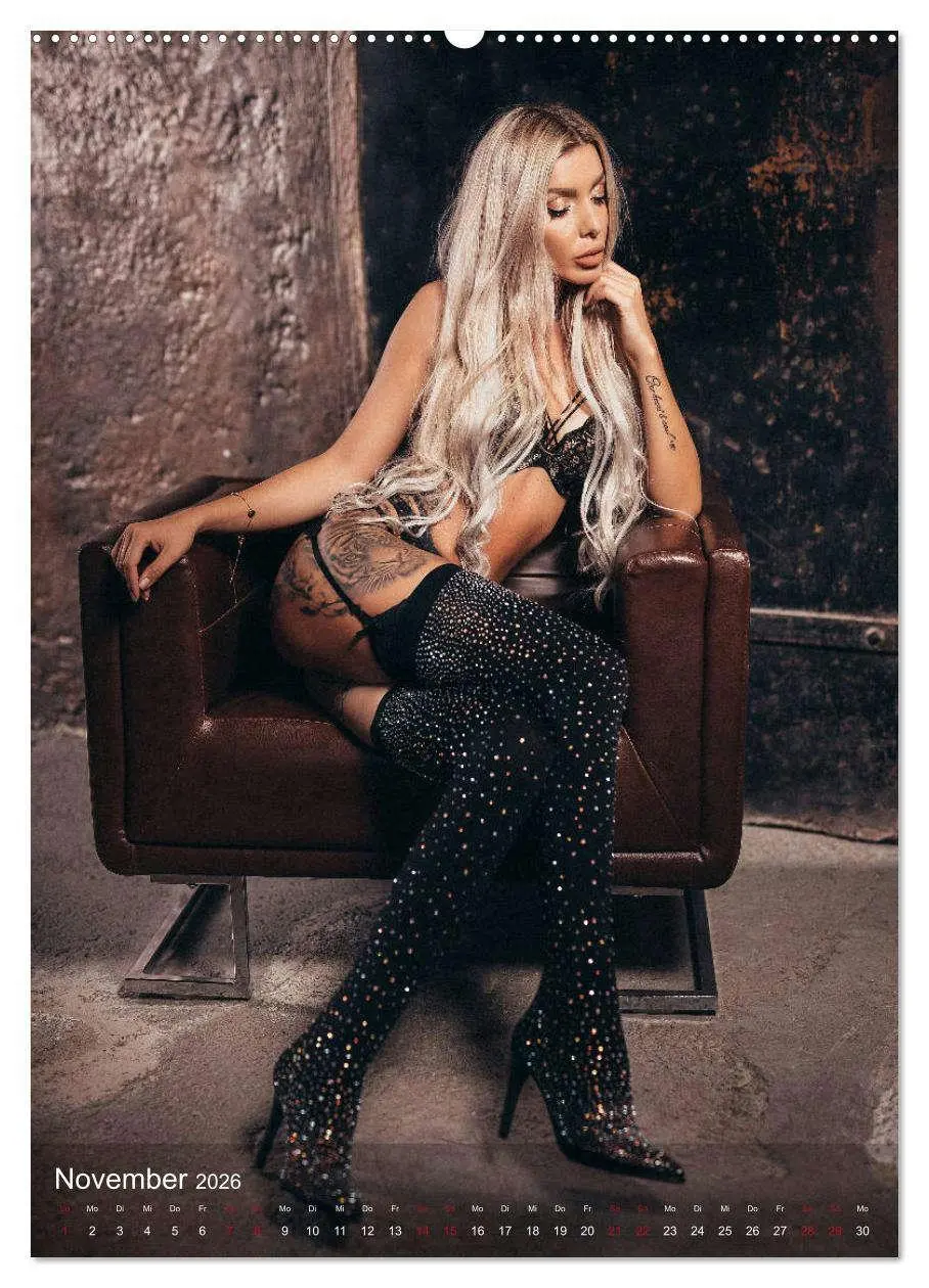 Bild: 9783516383966 | Christina - Tattoo Girls (Wandkalender 2026 DIN A2 hoch), CALVENDO...