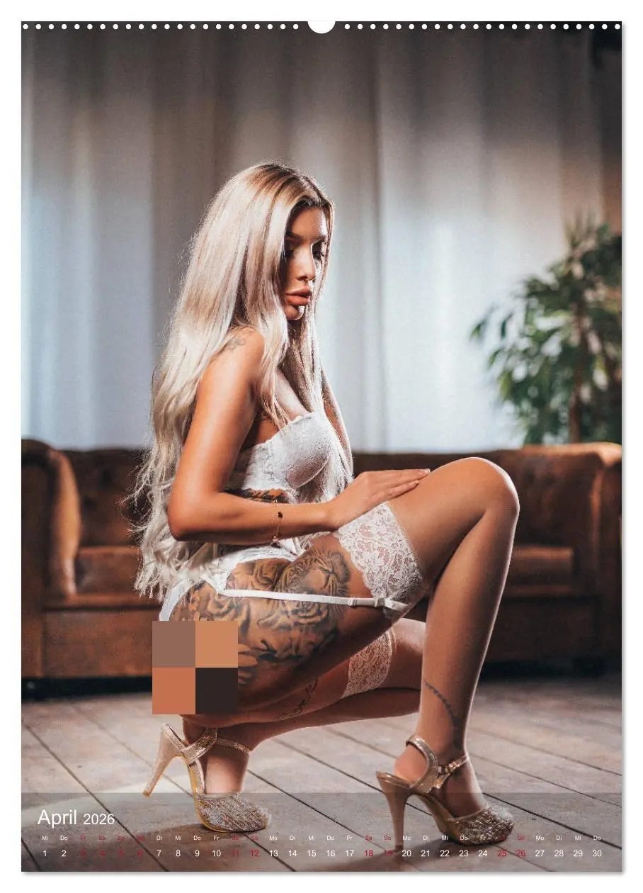 Bild: 9783516383966 | Christina - Tattoo Girls (Wandkalender 2026 DIN A2 hoch), CALVENDO...
