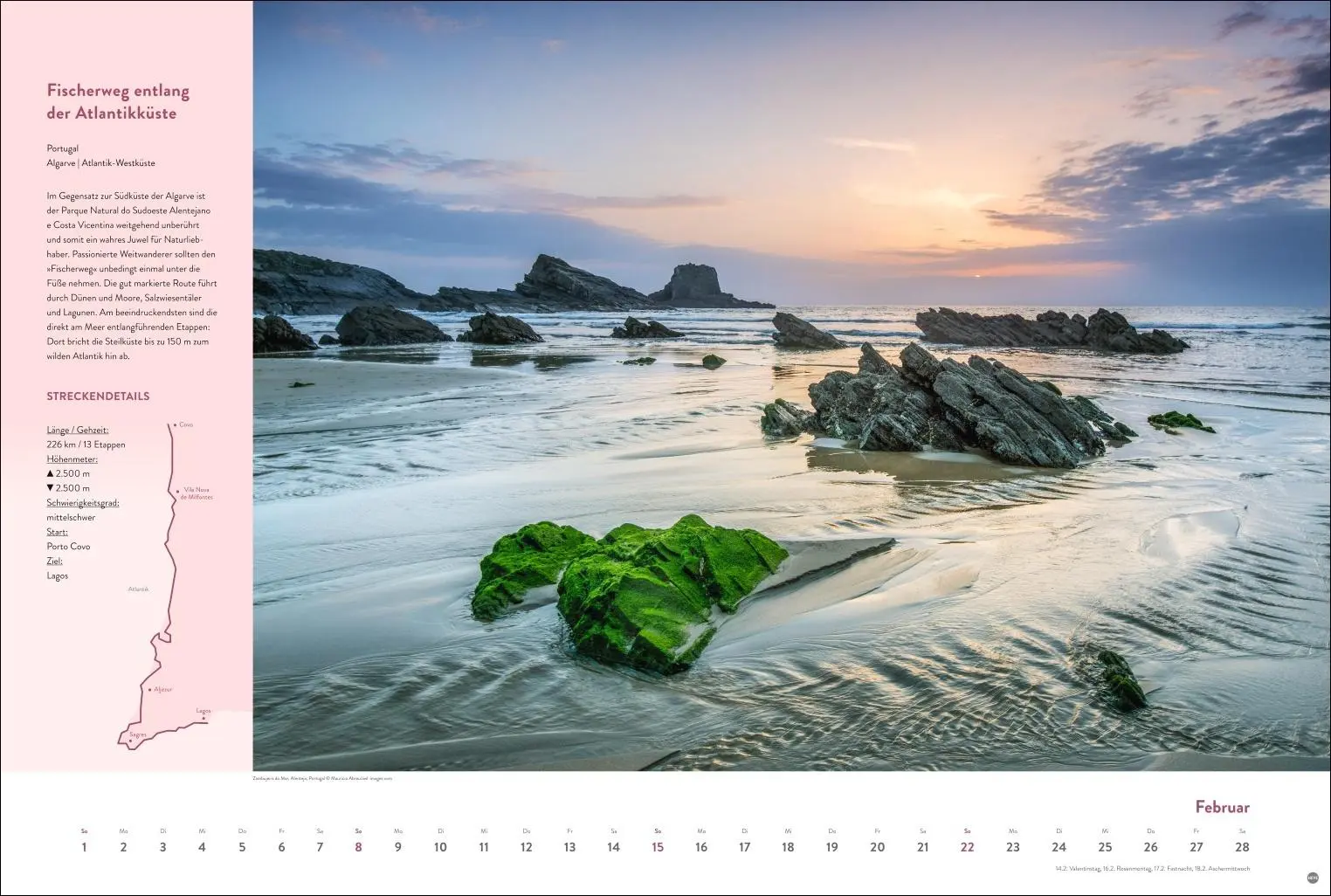 Bild: 9783756413966 | Weitwanderwege Edition 2026 | Kalender | 15 S. | Deutsch | 2026 | Heye