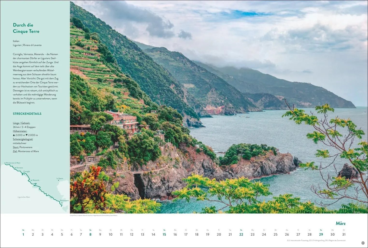 Bild: 9783756413966 | Weitwanderwege Edition 2026 | Kalender | 15 S. | Deutsch | 2026 | Heye