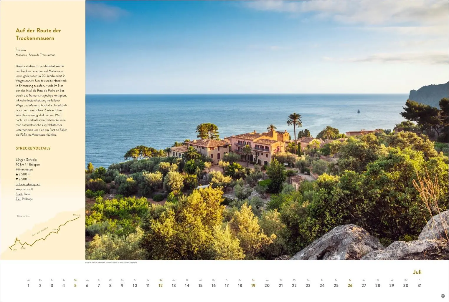 Bild: 9783756413966 | Weitwanderwege Edition 2026 | Kalender | 15 S. | Deutsch | 2026 | Heye
