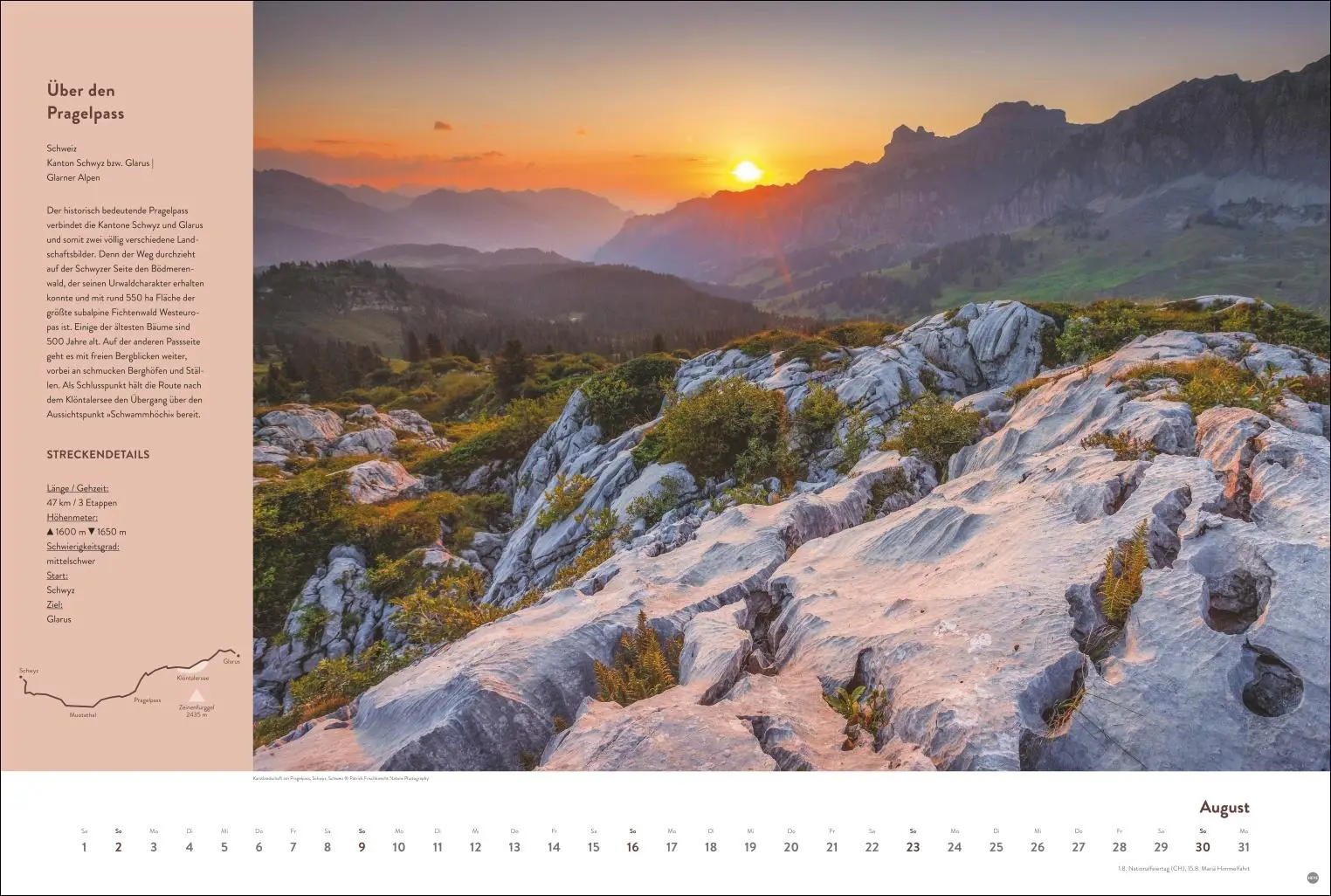 Bild: 9783756413966 | Weitwanderwege Edition 2026 | Kalender | 15 S. | Deutsch | 2026 | Heye