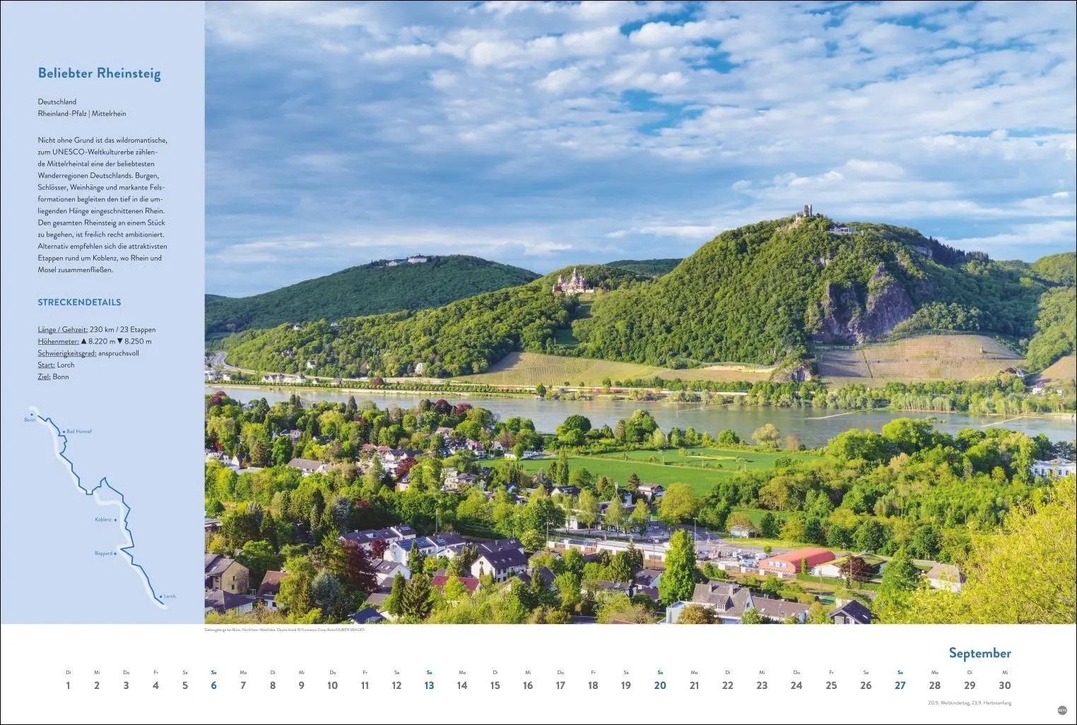 Bild: 9783756413966 | Weitwanderwege Edition 2026 | Kalender | 15 S. | Deutsch | 2026 | Heye