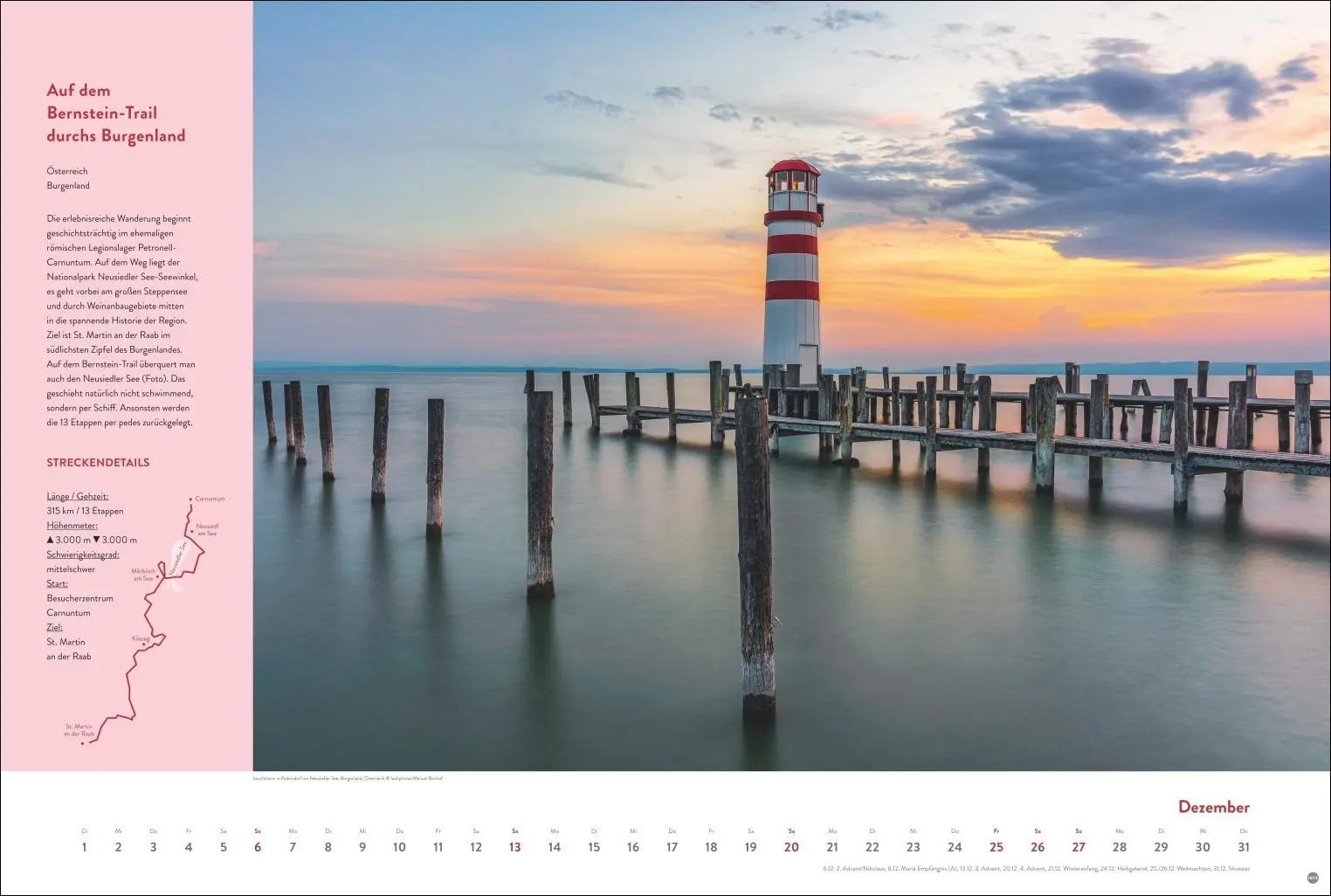 Bild: 9783756413966 | Weitwanderwege Edition 2026 | Kalender | 15 S. | Deutsch | 2026 | Heye