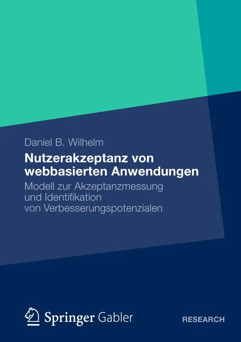Cover: 9783834933966 | Nutzerakzeptanz von webbasierten Anwendungen | Daniel B. Wilhelm