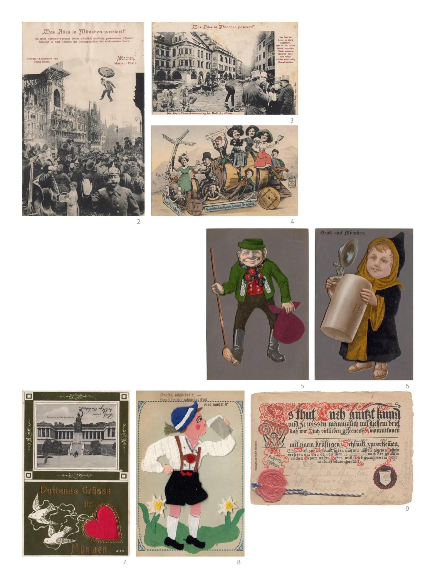 Bild: 9783962333966 | Obacht, Bayern! | Das Bayern-Klischee in historischen Humorpostkarten