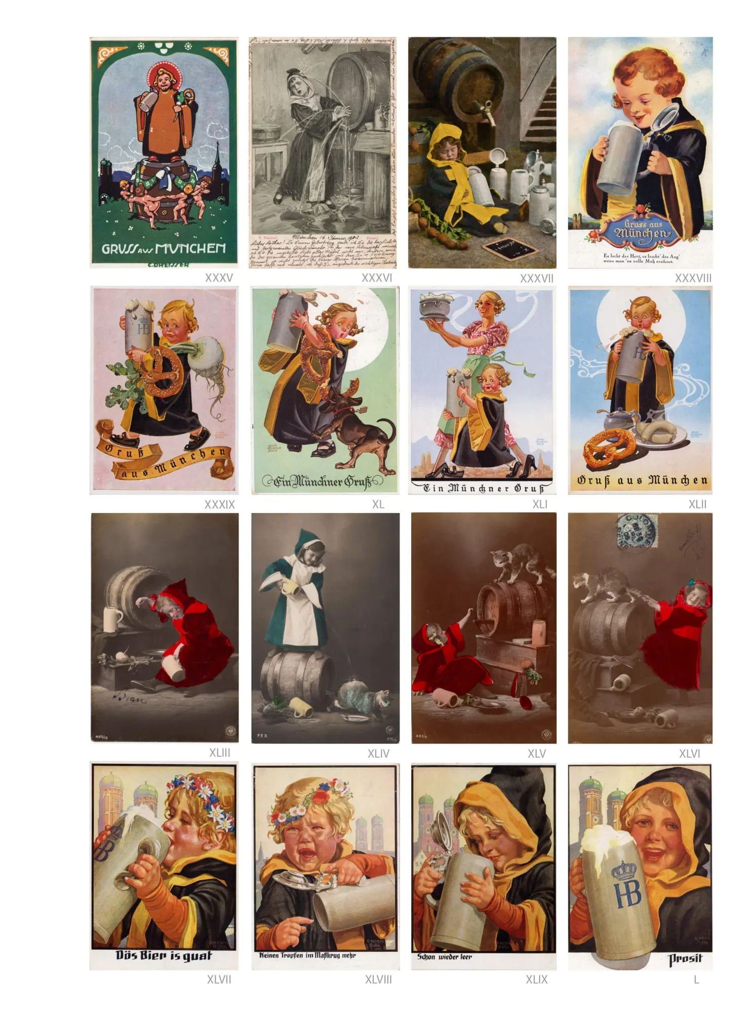 Bild: 9783962333966 | Obacht, Bayern! | Das Bayern-Klischee in historischen Humorpostkarten