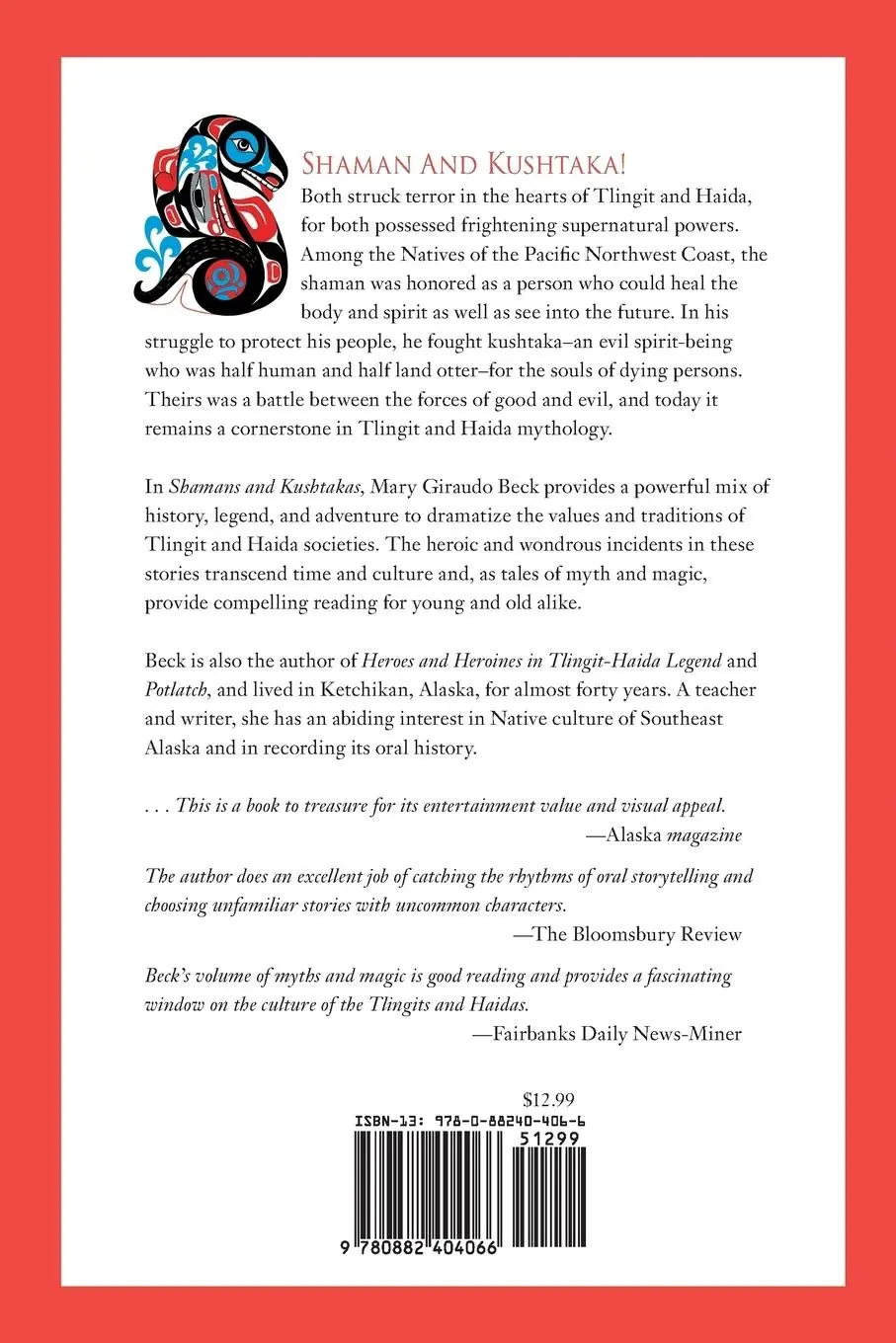 Rückseite: 9780882404066 | Shamans and Kushtakas | North Coast Tales of the Supernatural | Beck