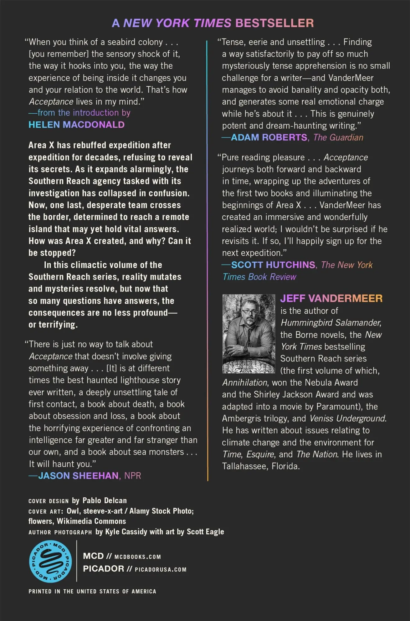 Rückseite: 9781250824066 | Southern Reach Trilogy 3. Acceptance | A Novel | Jeff VanderMeer