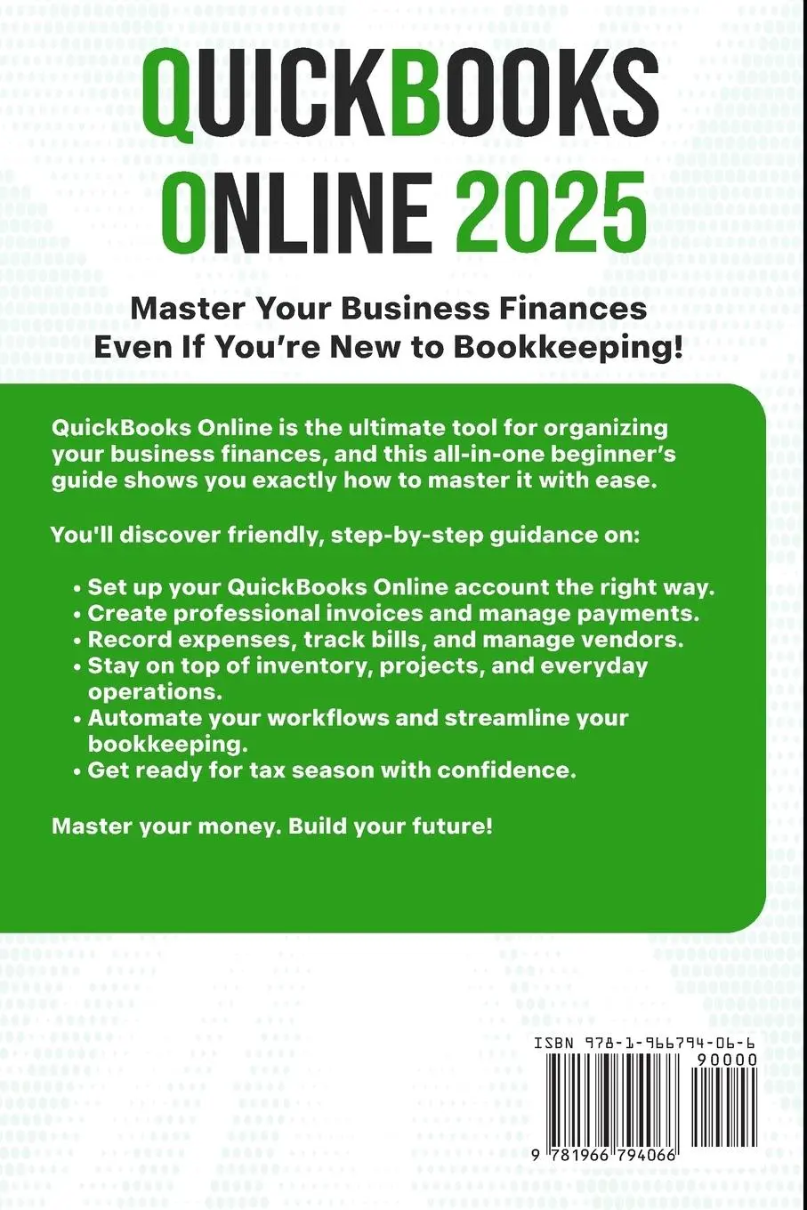 Rückseite: 9781966794066 | QuickBooks Online Mastery | Ethan Wells | Taschenbuch | Englisch