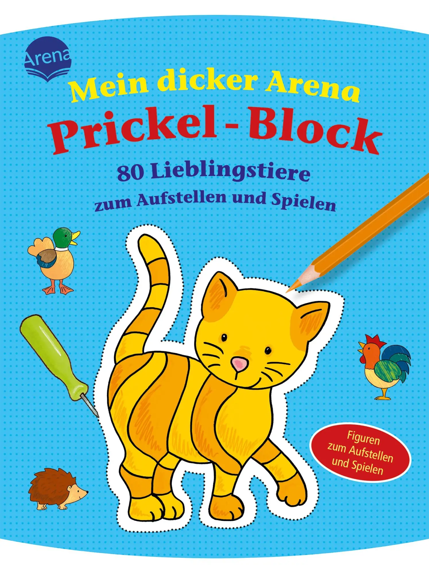 Cover: 9783401714066 | 80 Lieblingstiere zum Aufstellen und Spielen | Corina Beurenmeister
