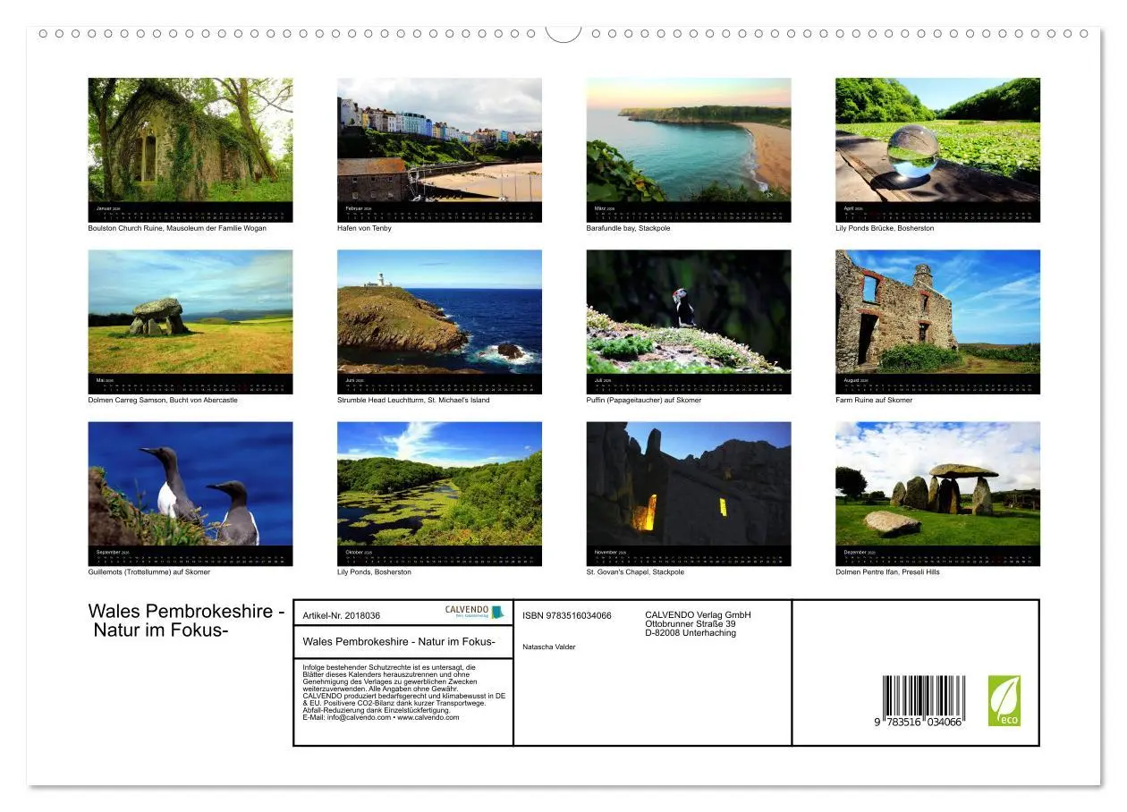 Bild: 9783516034066 | Wales Pembrokeshire - Natur im Fokus- (hochwertiger Premium...
