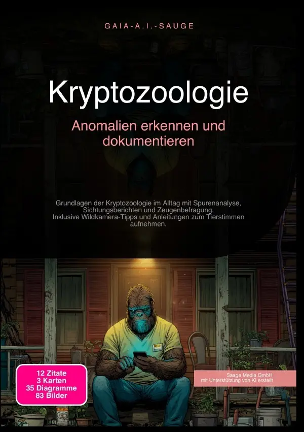Cover: 9783565094066 | Kryptozoologie: Anomalien erkennen und dokumentieren | Gaia A.I. Sauge