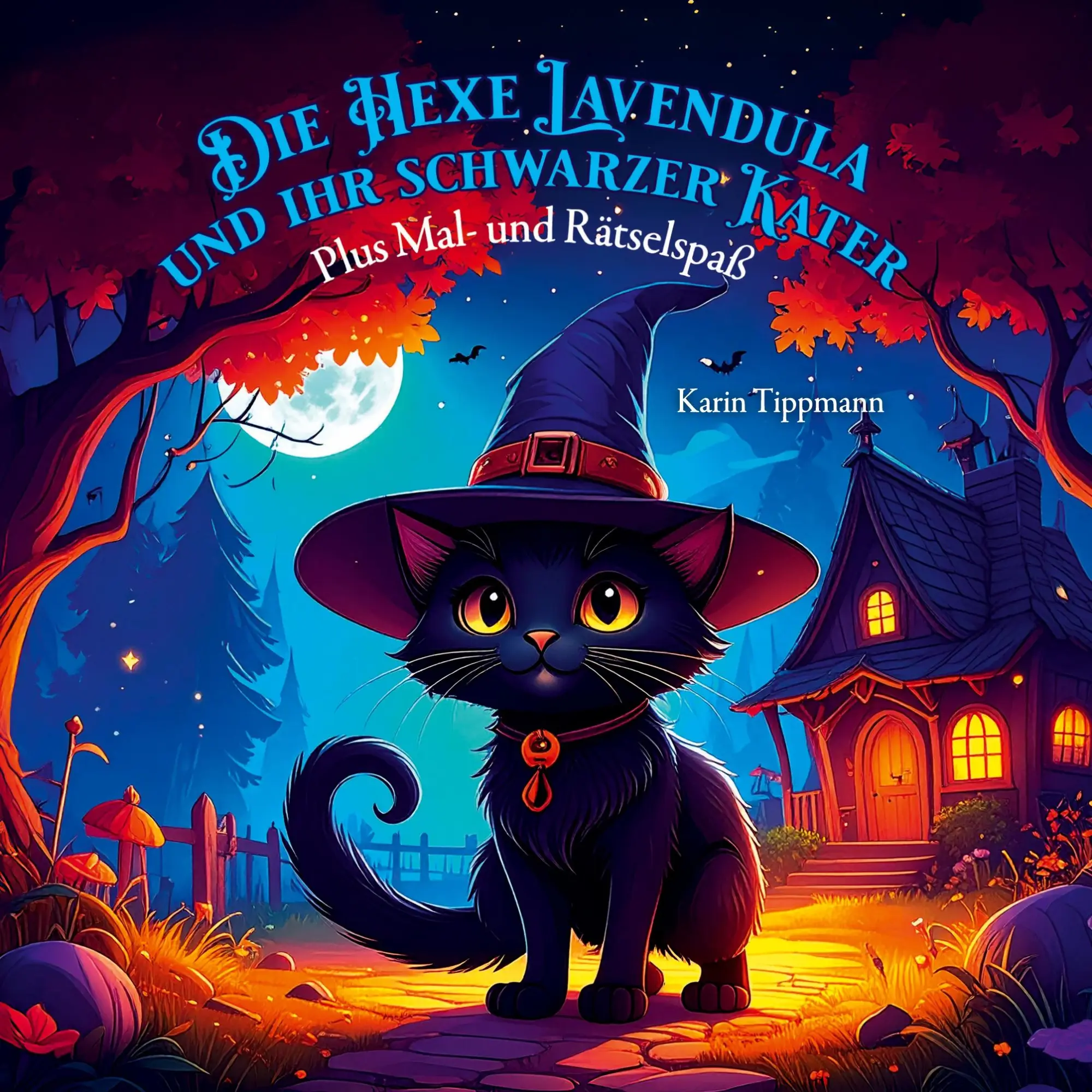 Cover: 9783696394066 | Die Hexe Lavendula und ihr schwarzer Kater | Plus Mal- und Rätselspaß