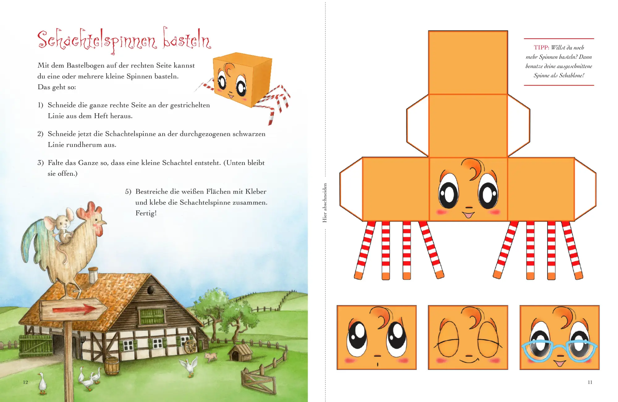 Bild: 9783833904066 | Die kleine Spinne Widerlich: Mein Bauernhof-Mitmachbuch | Amft (u. a.)