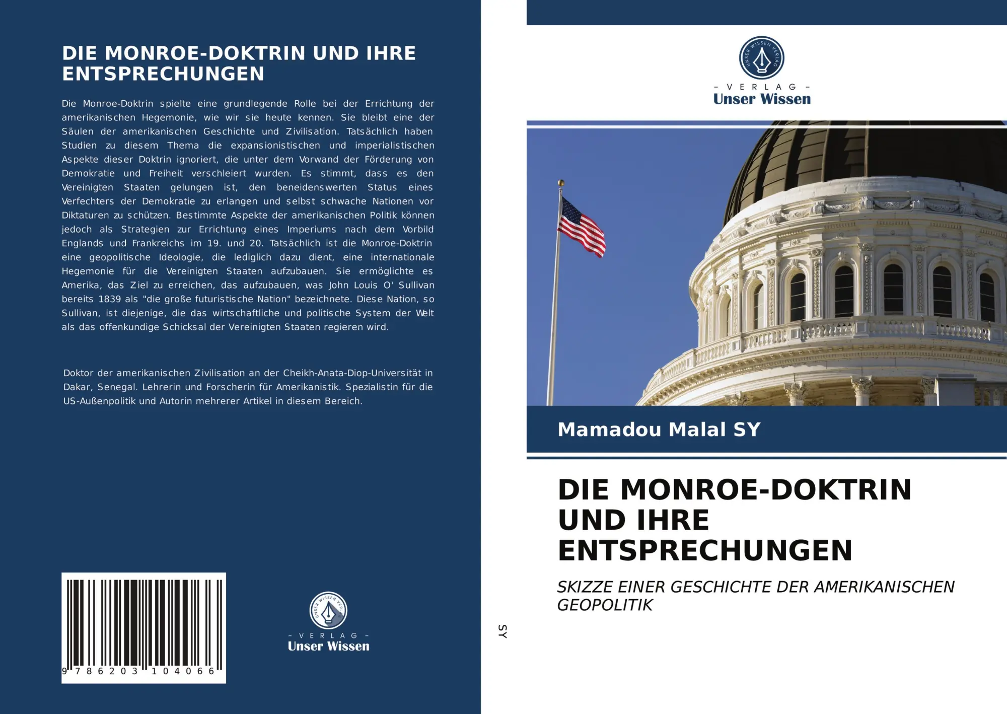 Cover: 9786203104066 | DIE MONROE-DOKTRIN UND IHRE ENTSPRECHUNGEN | Mamadou Malal Sy | Buch