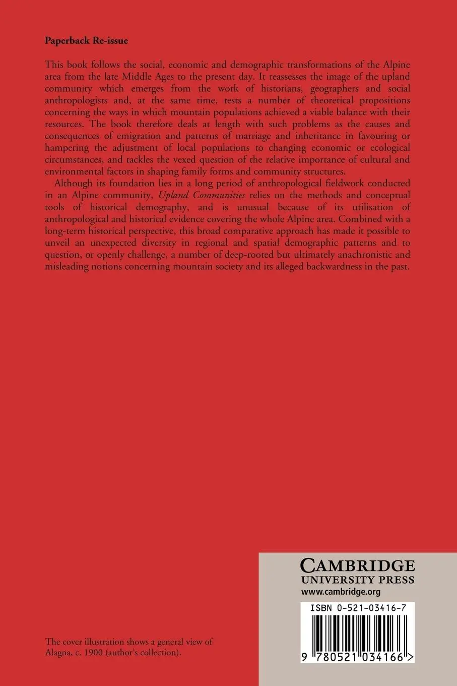 Rückseite: 9780521034166 | Upland Communities | Pier Paolo Viazzo | Taschenbuch | Englisch | 2006