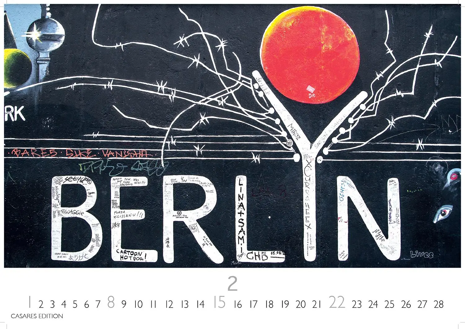 Bild: 9781835244166 | Berlin Street Art 2026 L 35x50cm | H. W. Schawe | Kalender | 14 S.