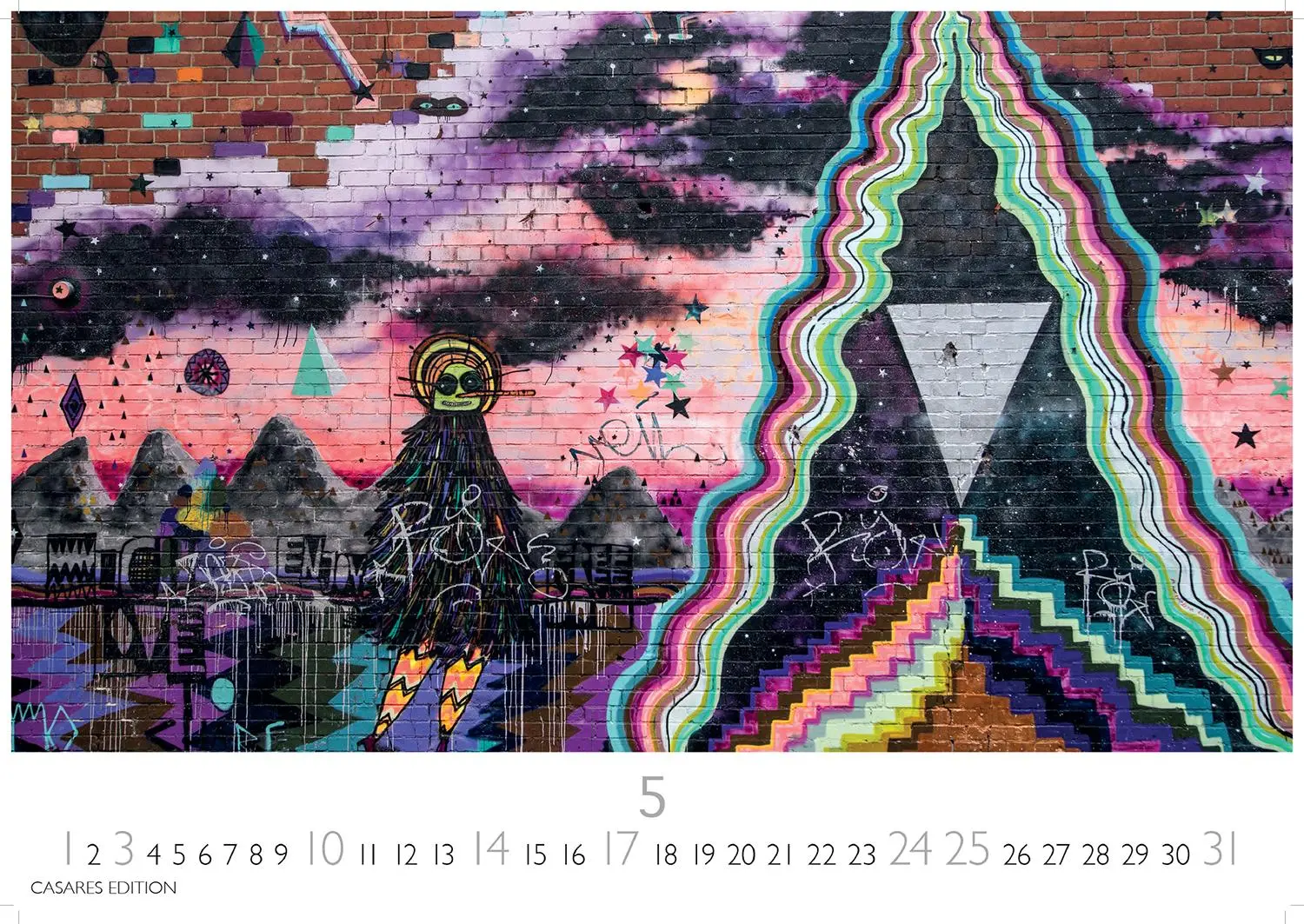 Bild: 9781835244166 | Berlin Street Art 2026 L 35x50cm | H. W. Schawe | Kalender | 14 S.