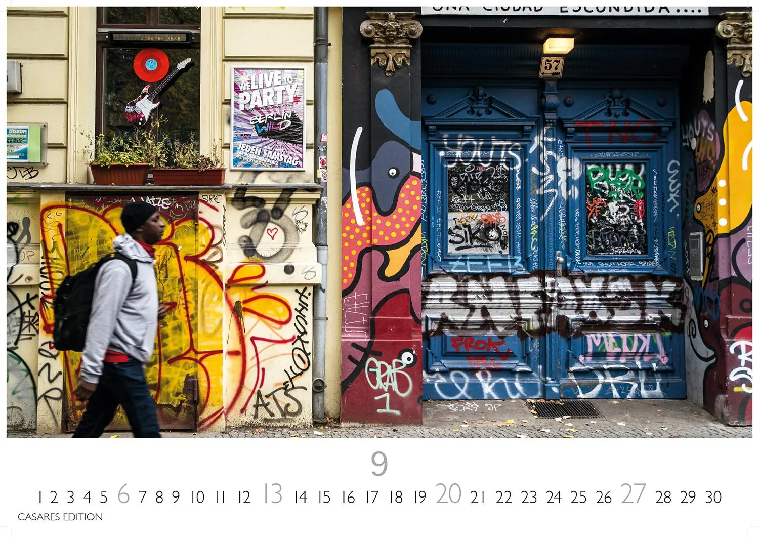 Bild: 9781835244166 | Berlin Street Art 2026 L 35x50cm | H. W. Schawe | Kalender | 14 S.