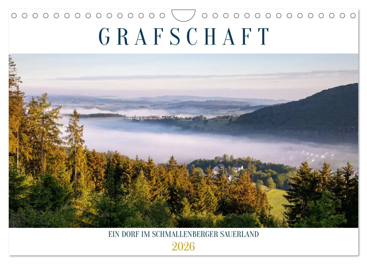 Cover: 9783457554166 | Grafschaft, ein Dorf im Schmallenberger Sauerland (Wandkalender...