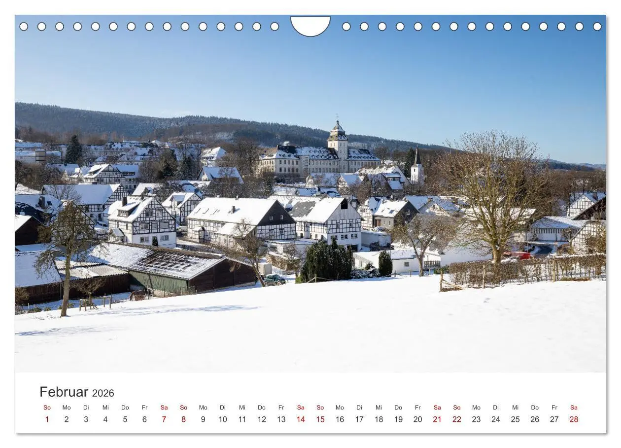 Bild: 9783457554166 | Grafschaft, ein Dorf im Schmallenberger Sauerland (Wandkalender...