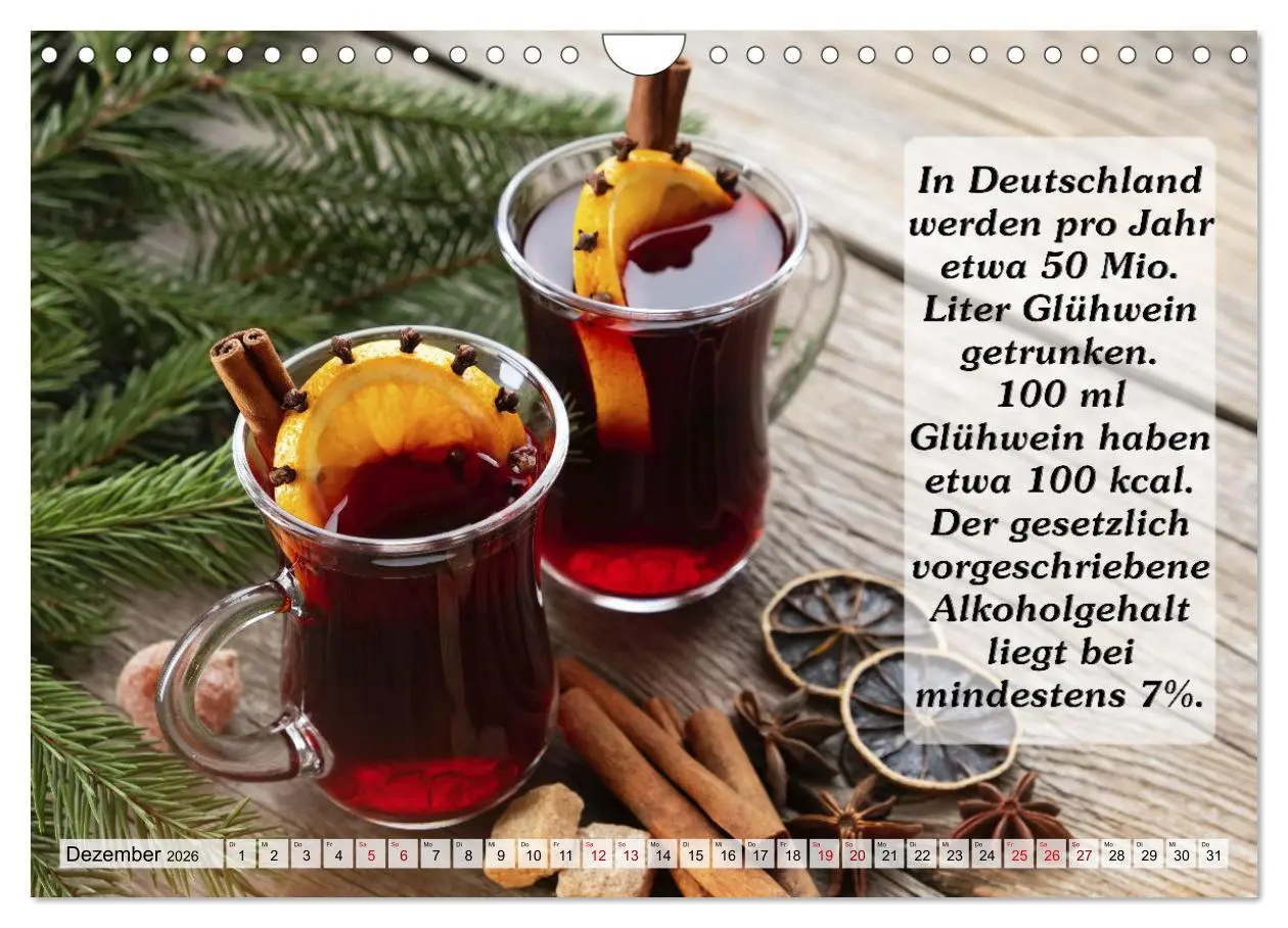Bild: 9783457624166 | Wissenswertes über Wein (Wandkalender 2026 DIN A4 quer), CALVENDO...