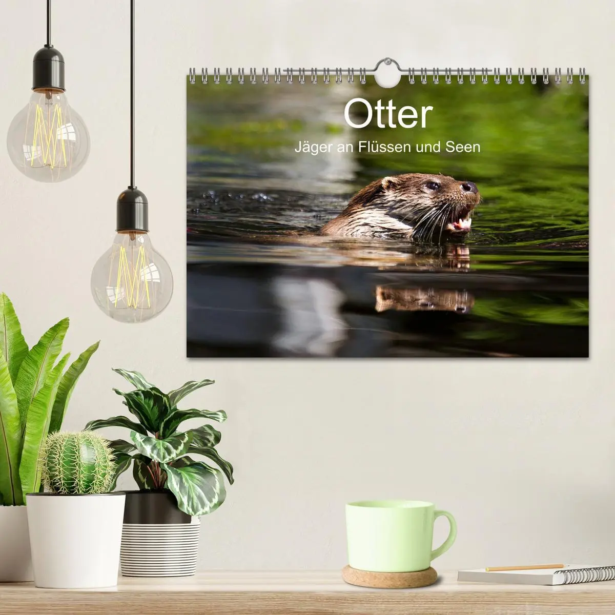 Bild: 9783457864166 | Otter - Jäger an Flüssen und Seen (Wandkalender 2026 DIN A4 quer),...