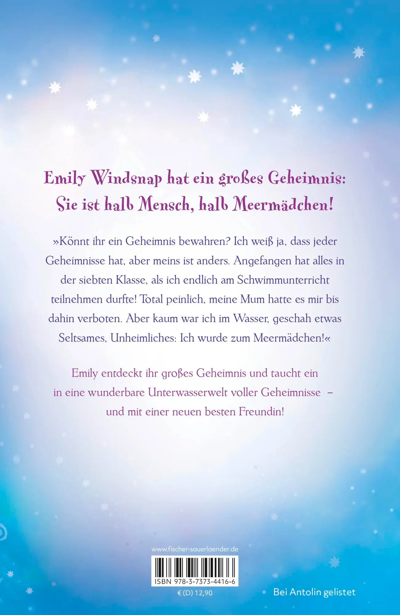 Rückseite: 9783737344166 | Emily Windsnap - Das Geheimnis | Liz Kessler | Buch | Emily Windsnap