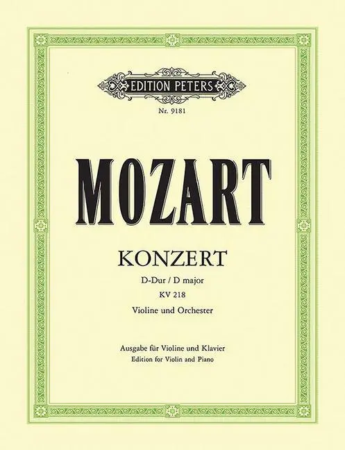 Cover: 9790014074166 | Concert 04 D Kv218 | Wolfgang Amadeus Mozart | Taschenbuch | Buch