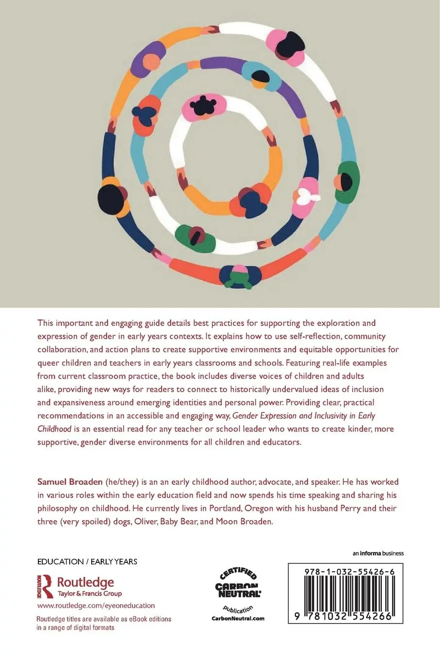 Rückseite: 9781032554266 | Gender Expression and Inclusivity in Early Childhood | Samuel Broaden