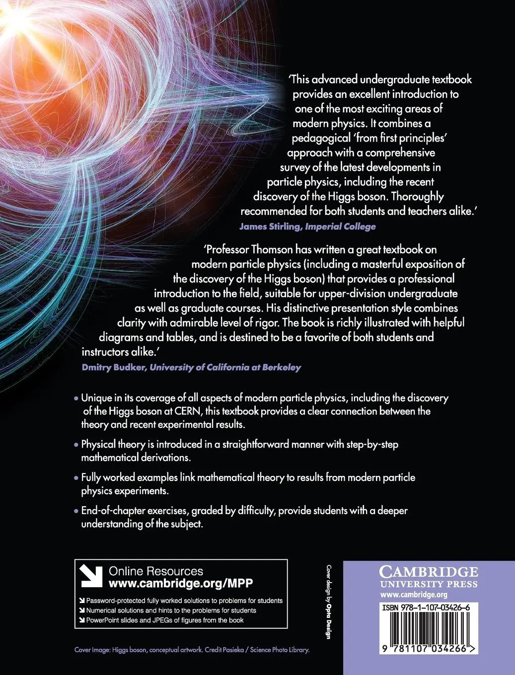 Rückseite: 9781107034266 | Modern Particle Physics | Mark Thomson | Buch | Gebunden | Englisch