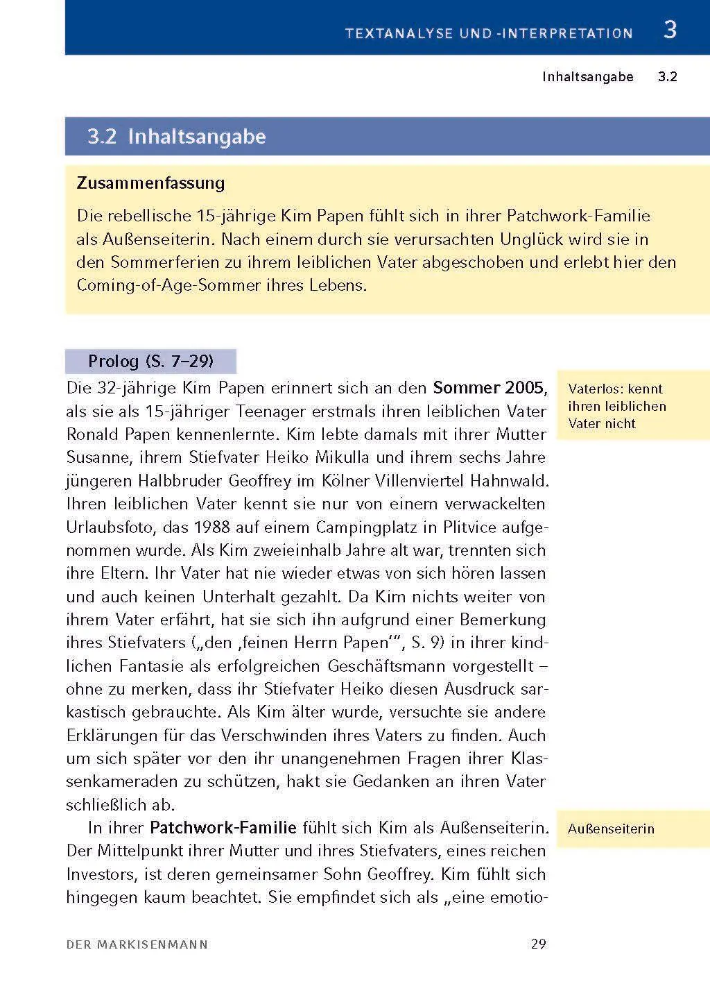Bild: 9783129304266 | Der Markisenmann von Jan Weiler - Textanalyse und Interpretation