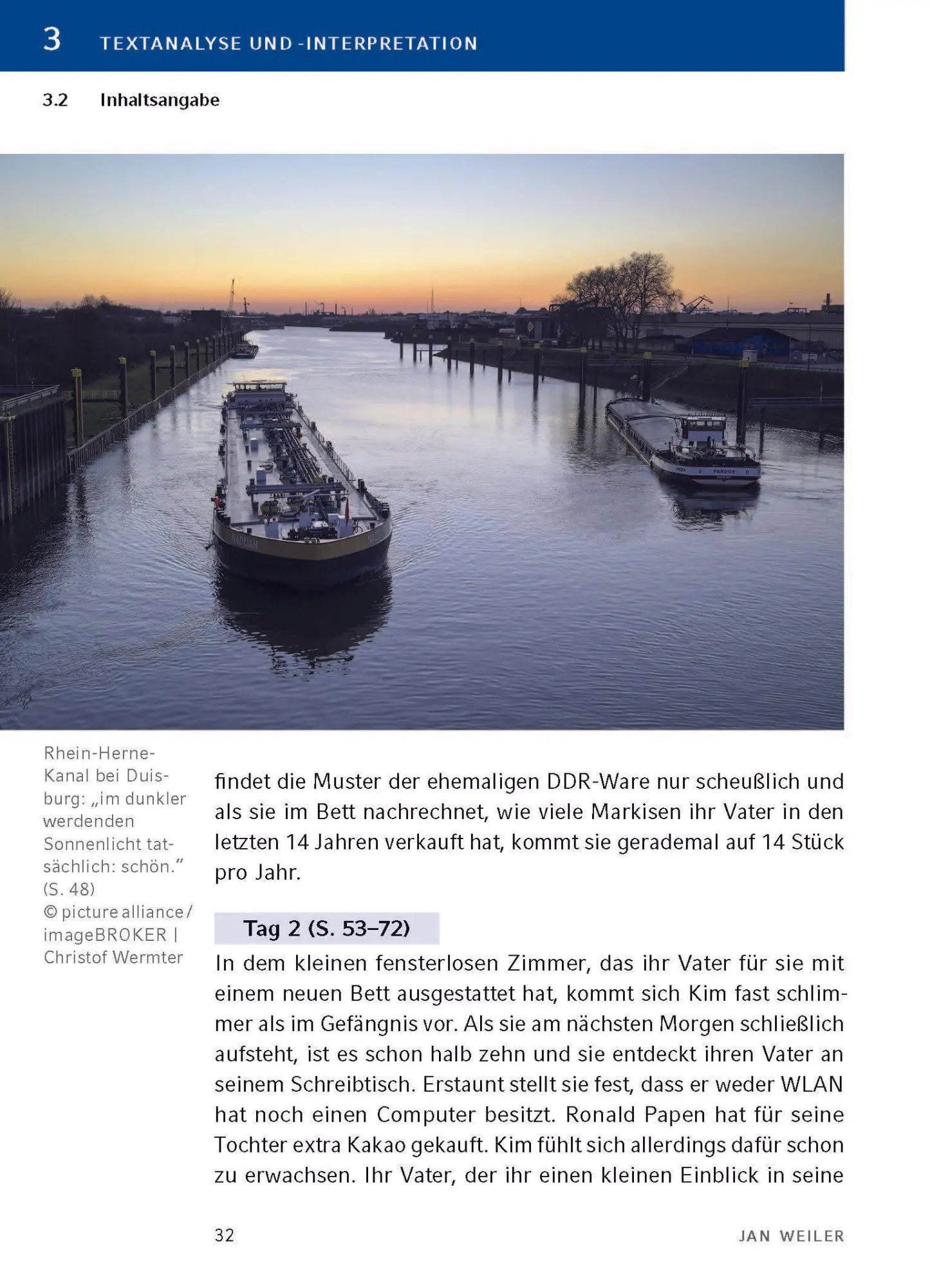 Bild: 9783129304266 | Der Markisenmann von Jan Weiler - Textanalyse und Interpretation