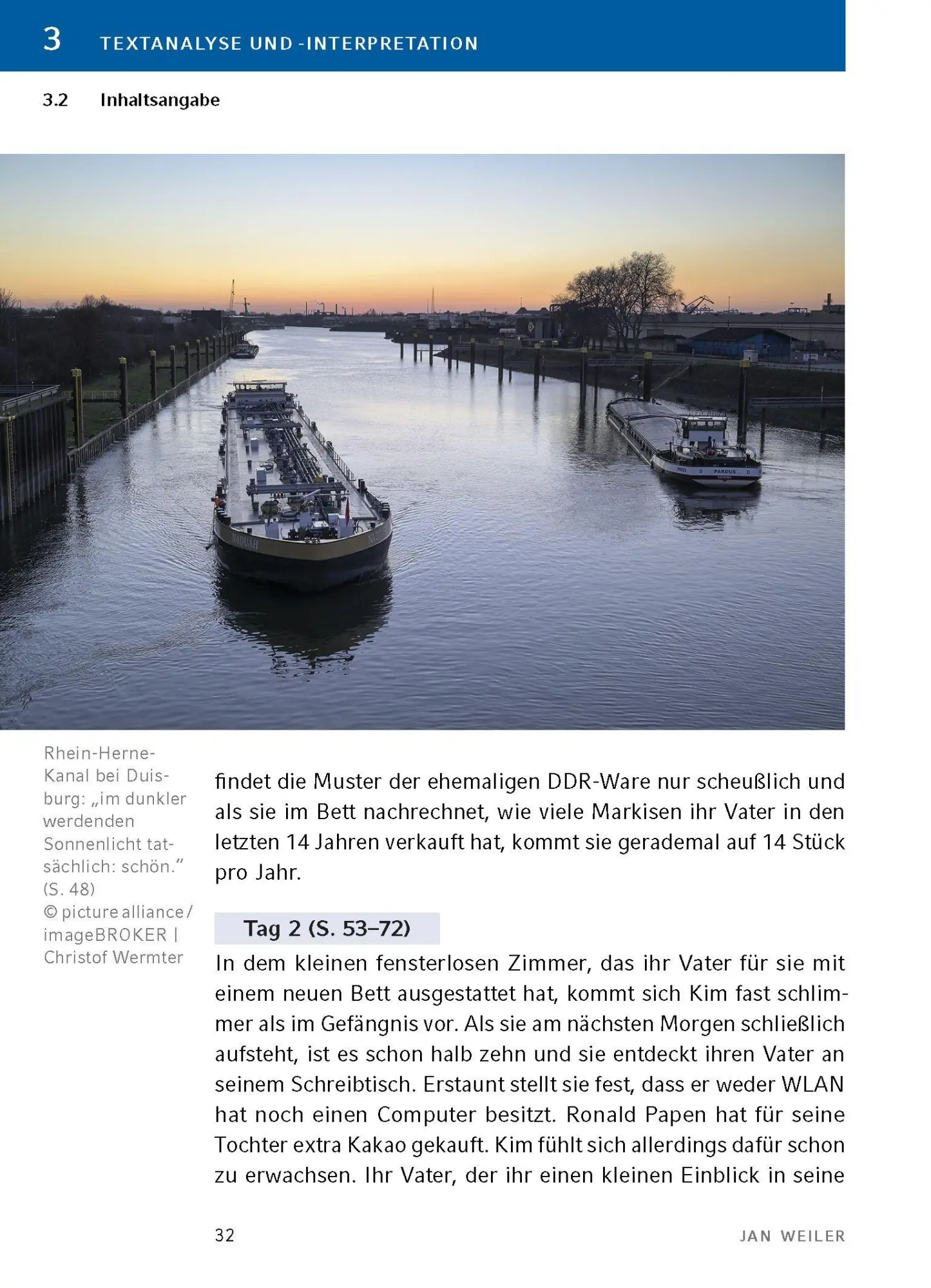 Bild: 9783129304266 | Der Markisenmann von Jan Weiler - Textanalyse und Interpretation