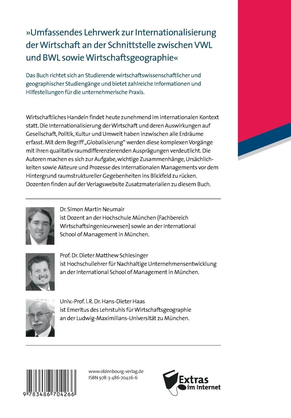 Rückseite: 9783486704266 | Internationale Wirtschaft | Simon Martin Neumair (u. a.) | Taschenbuch
