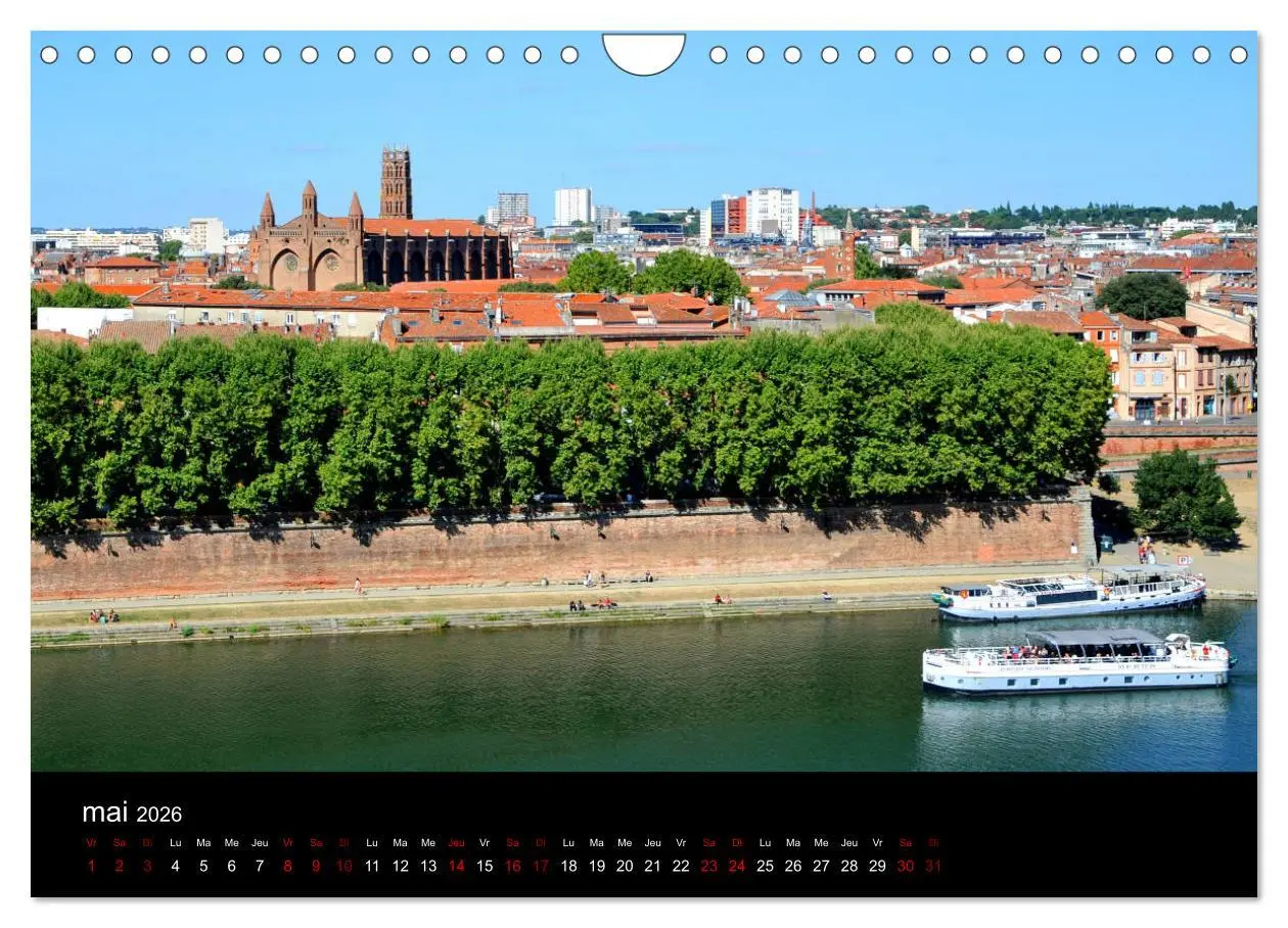 Bild: 9783516564266 | Toulousaine (Calendrier mural 2026 DIN A4 vertical), CALVENDO...