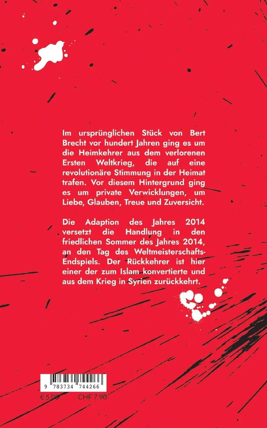 Rückseite: 9783734744266 | Trommeln in der Nacht | drei zeitgenössische Szenen nach Brecht | Buch