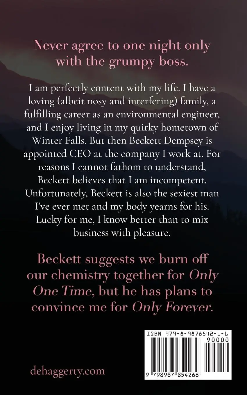 Rückseite: 9798987854266 | Only Forever | a grumpy boss small town romantic comedy | Haggerty