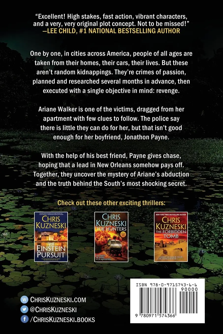 Rückseite: 9780971574366 | The Plantation | Chris Kuzneski | Taschenbuch | Englisch | 2015