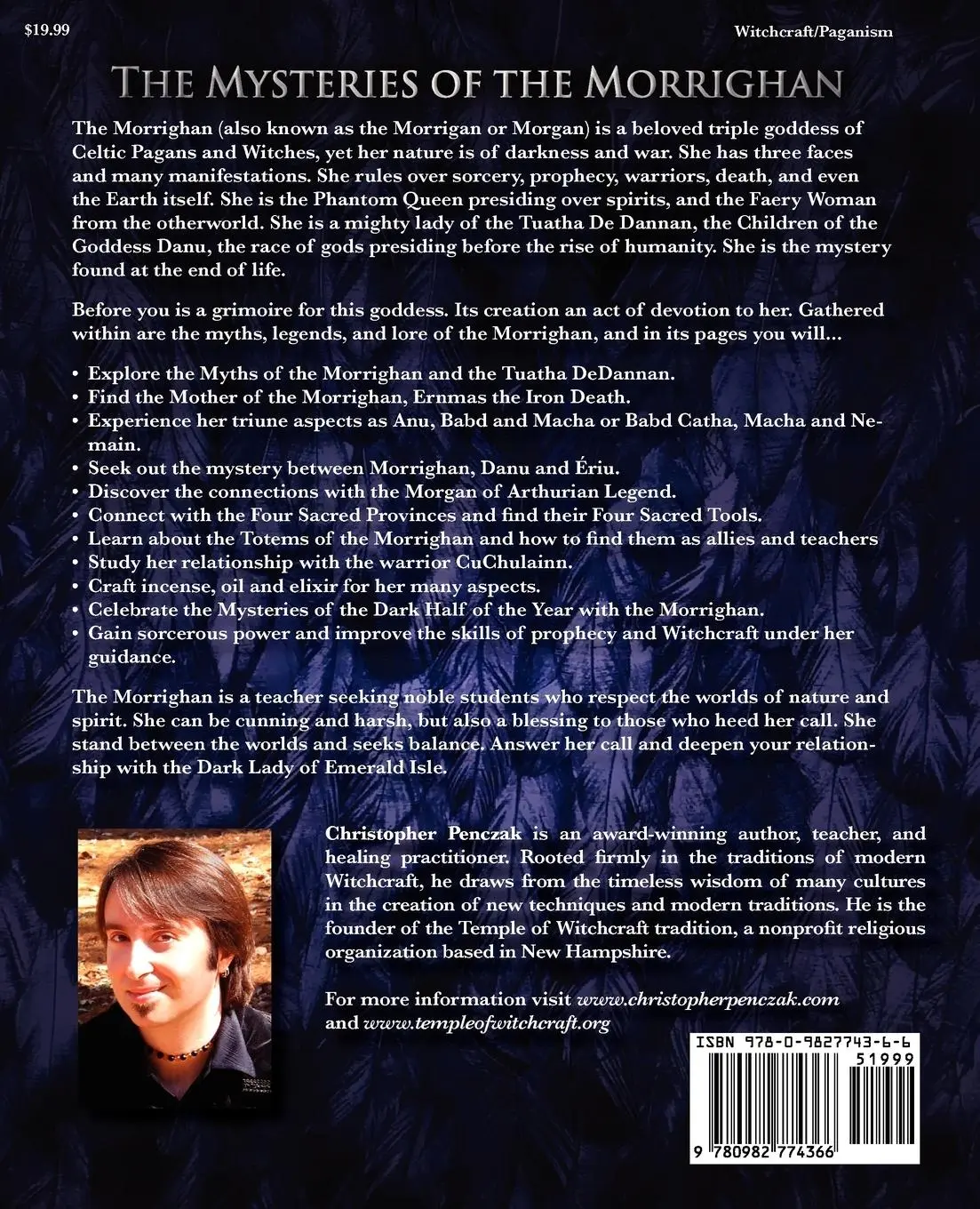Rückseite: 9780982774366 | Feast of the Morrighan | Christopher Penczak | Taschenbuch | Englisch