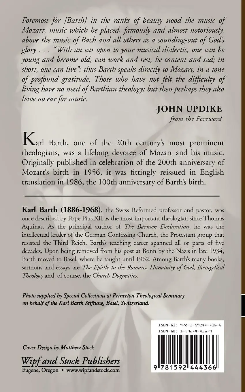 Rückseite: 9781592444366 | Wolfgang Amadeus Mozart | Karl Barth | Taschenbuch | Englisch | 2003