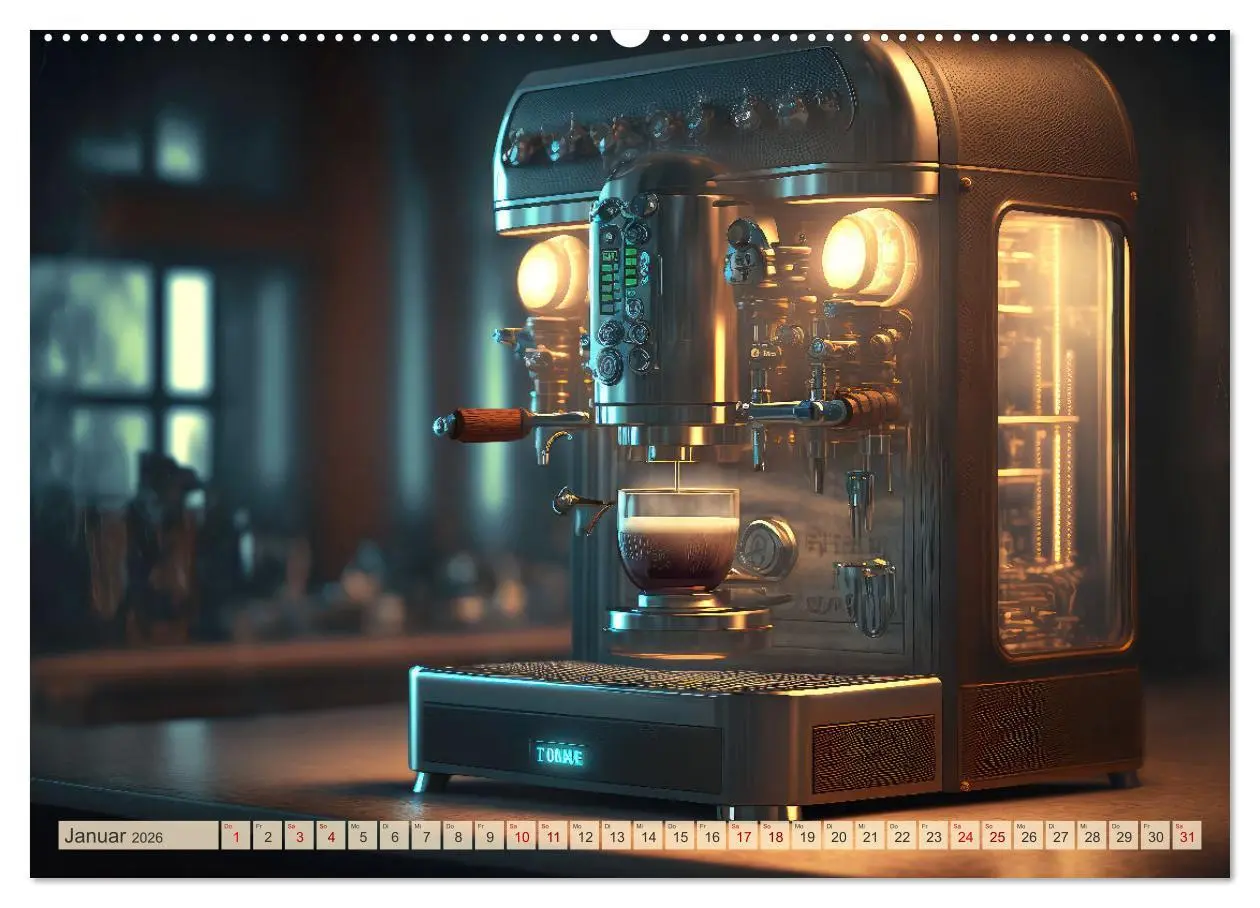Bild: 9783457534366 | Kaffee Pause (Wandkalender 2026 DIN A2 quer), CALVENDO Monatskalender