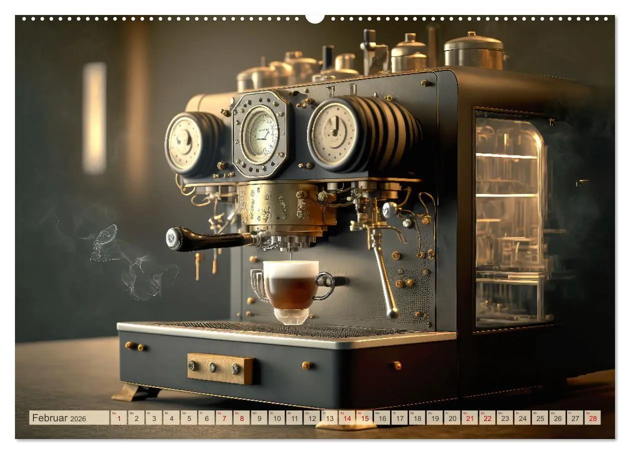 Bild: 9783457534366 | Kaffee Pause (Wandkalender 2026 DIN A2 quer), CALVENDO Monatskalender