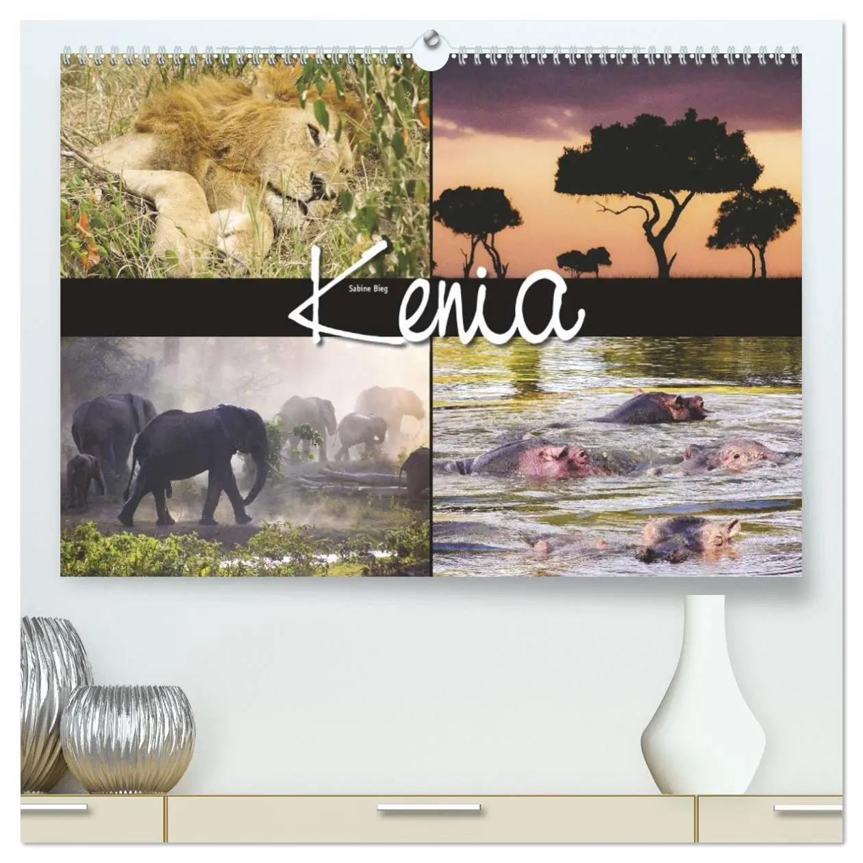 Cover: 9783516174366 | Kenia (hochwertiger Premium Wandkalender 2026 DIN A2 quer),...