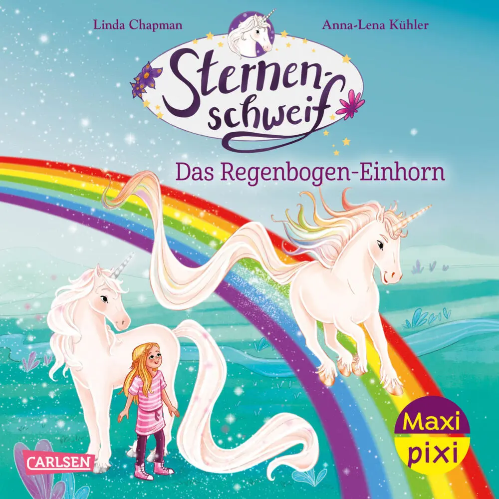 Cover: 9783551034366 | Maxi Pixi 517: Sternenschweif. Das Regenbogen-Einhorn | Taschenbuch