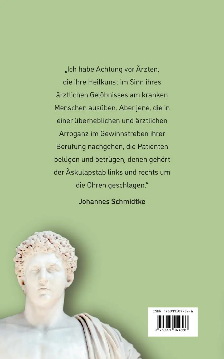 Rückseite: 9783991074366 | Der Fall Schlaganfall | Charakterstudien | Johannes Schmidtke | Buch