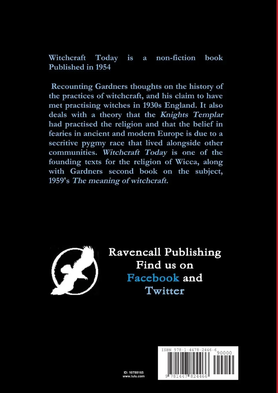 Rückseite: 9781447824466 | Witchcraft Today | Gerald Gardner | Taschenbuch | Englisch | 2011